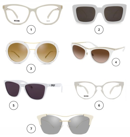 óculos brancos - modelos da Officina7